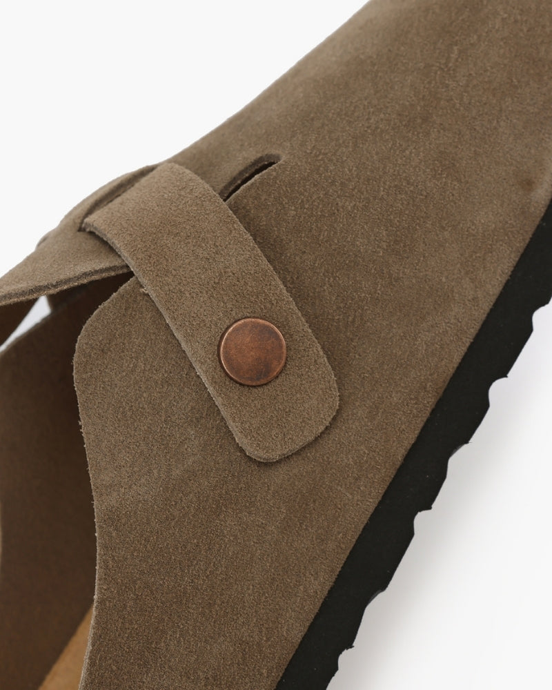 Belfaire Suede Clogs - Old Money