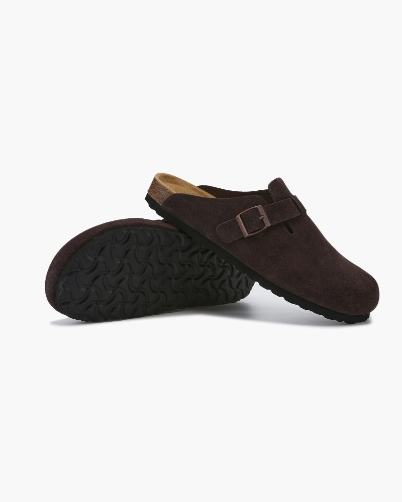 Belfaire Suede Clogs - Old Money