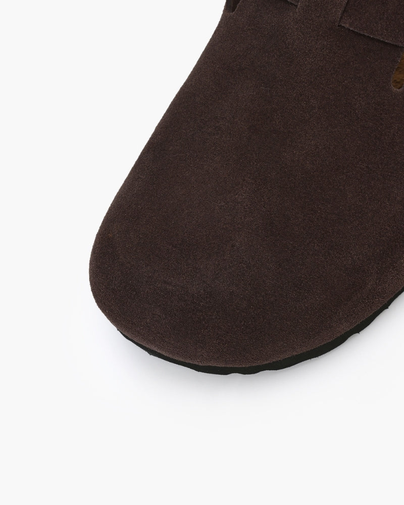 Belfaire Suede Clogs - Old Money