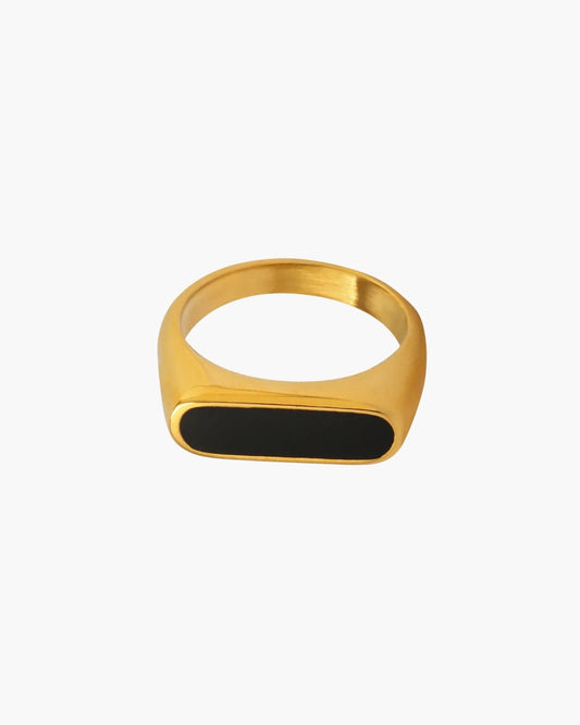 Obsidian Onyx Ring