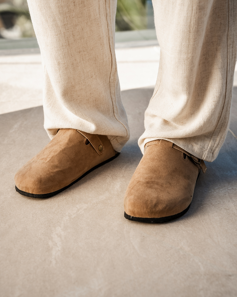 Belfaire Suede Clogs - Old Money