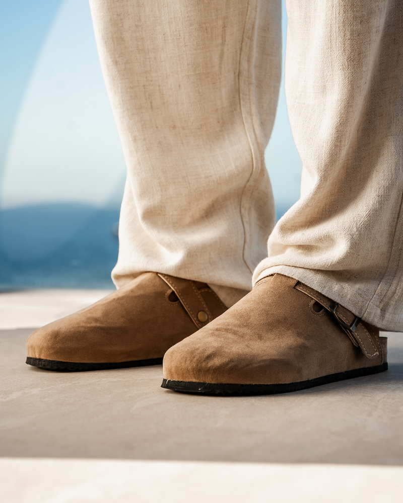 Belfaire Suede Clogs - Old Money