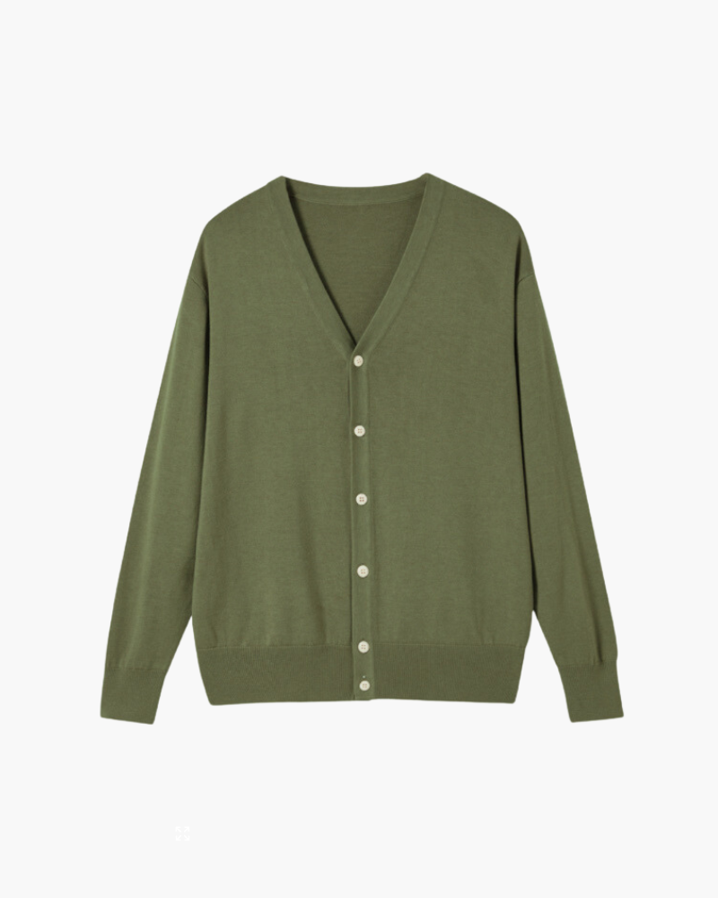 100% Premium Wool Cardigan