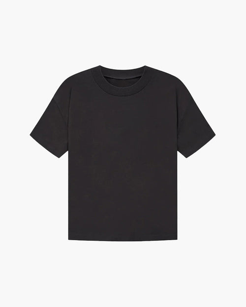 Refined Solid Cotton T-Shirt