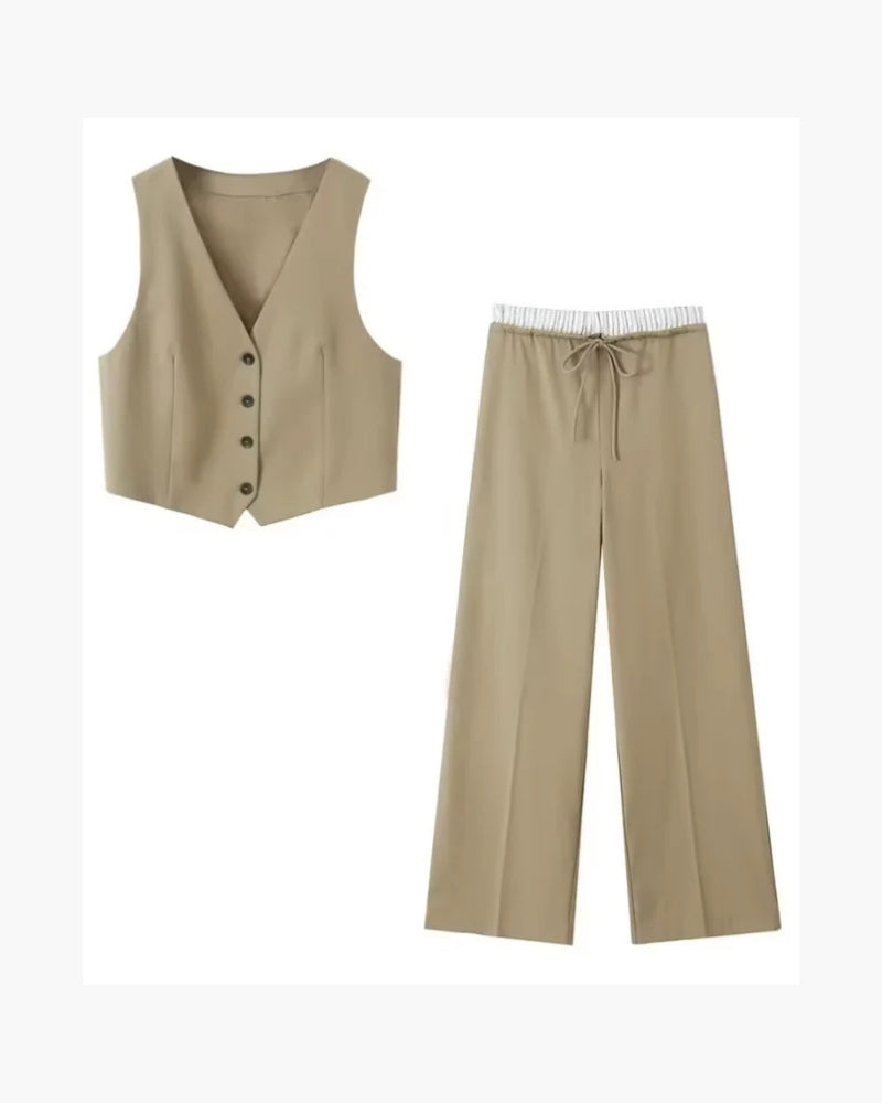 Classy Tailored Waistcoat - Lady Set