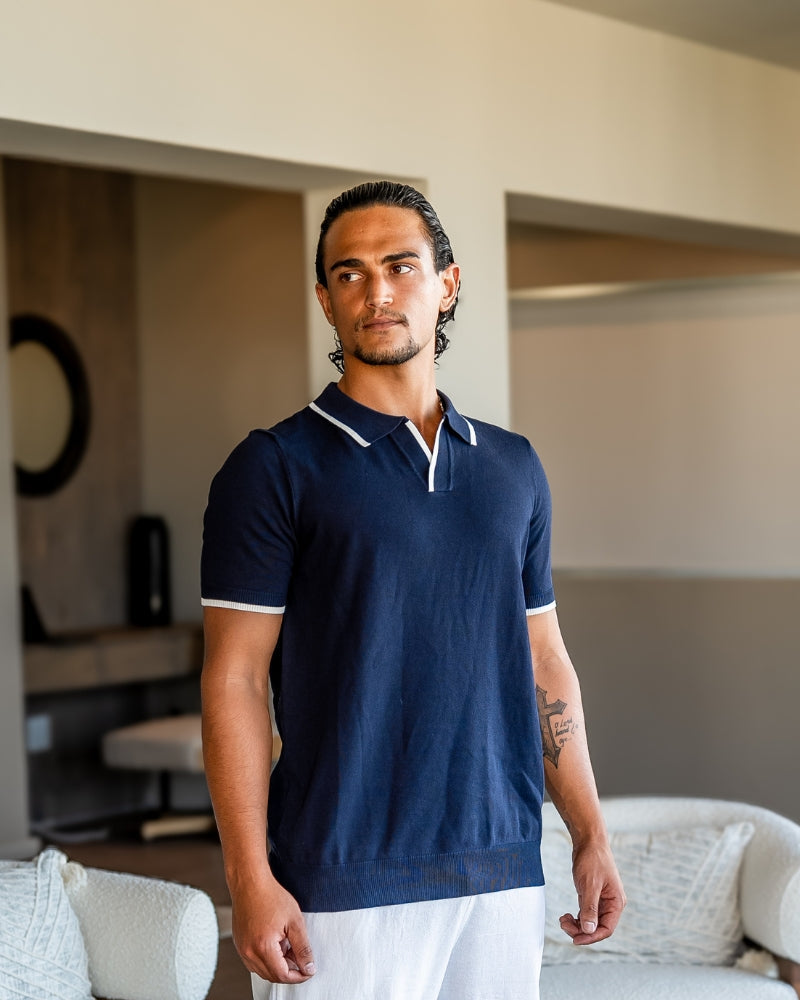 Monaco Edge Knit Polo