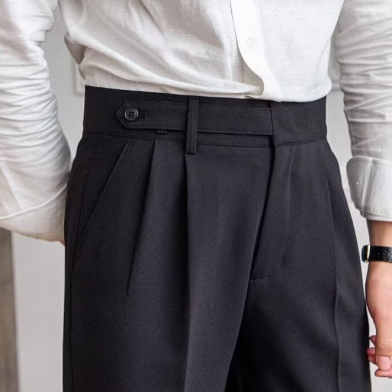 Paris High Waist Cotton Pantalon