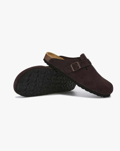 Belfaire Suede Clogs - Old Money