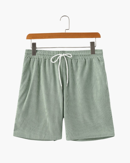 Seastride Linen Ribbed Shorts