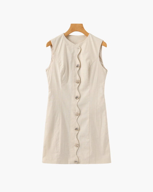 Shellie Button Dress