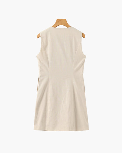 Shellie Button Dress