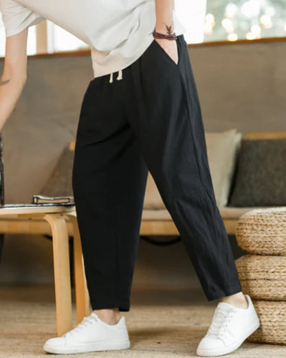 Cancun Linen & Cotton Pantalon