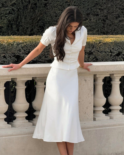 Pearl Peplum Dress Set