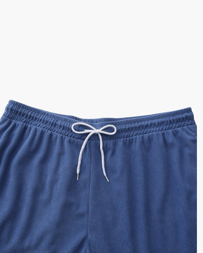Seastride Linen Ribbed Shorts