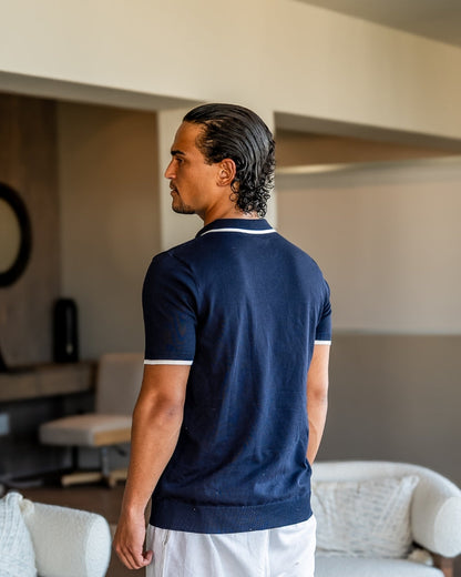 Monaco Edge Knit Polo