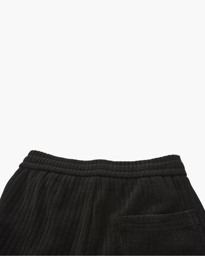 Roman Ribbed Knit Drawstring Pantalon