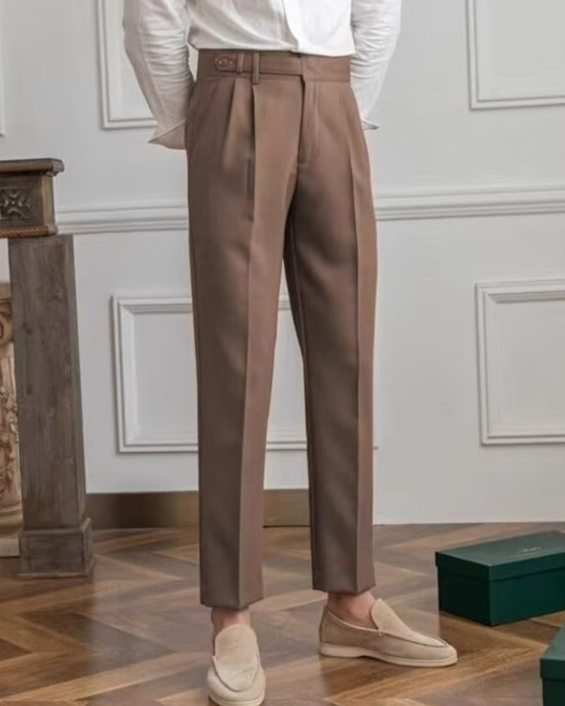Paris High Waist Cotton Pantalon